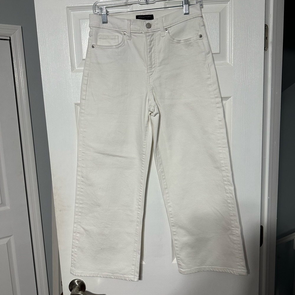 Banana Republic Wide-Leg Crop Denim Pants